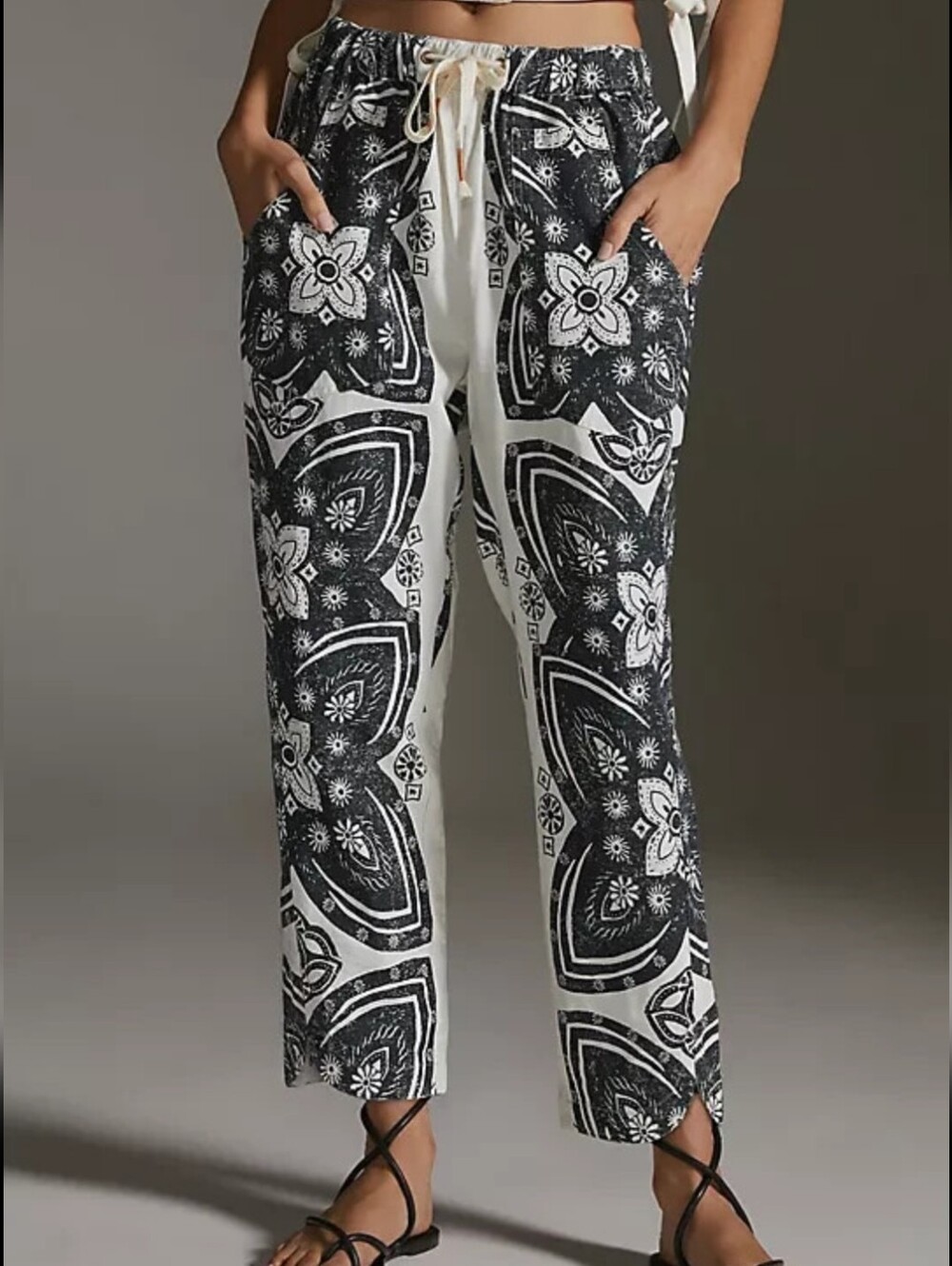Anthropologie Pilcro Linen Surf Pants